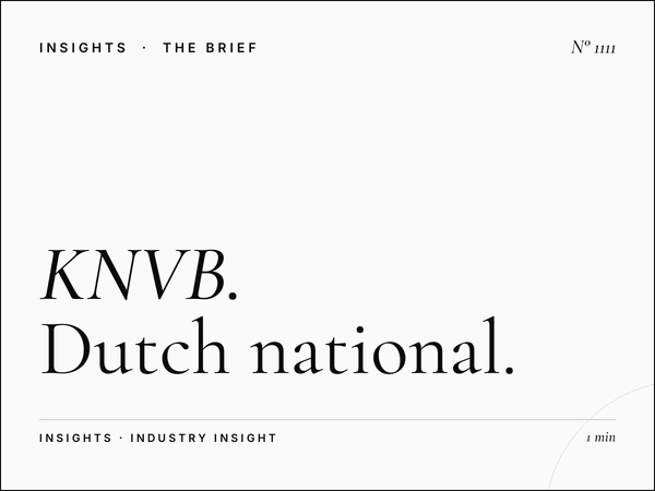 KNVB Cup Advertising | Dutch National