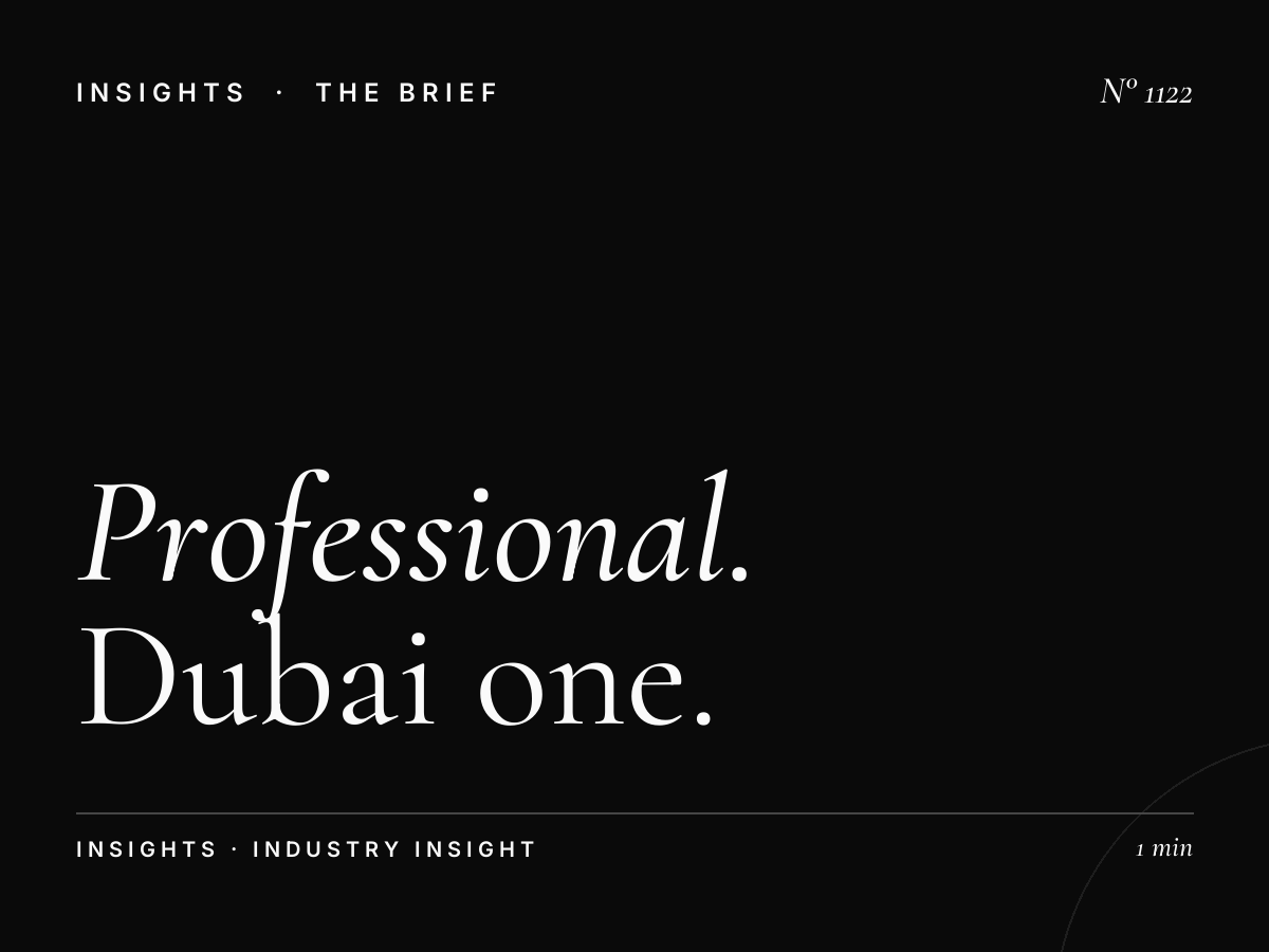 Professional Expat Advertising | Dubai One Business Audience Targeting