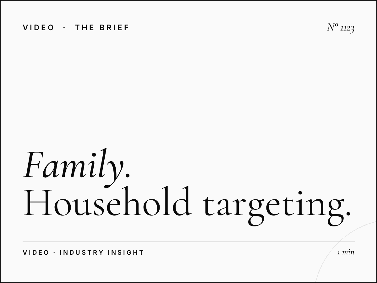 Family TV Advertising Dubai | Household Targeting Programming Strategy