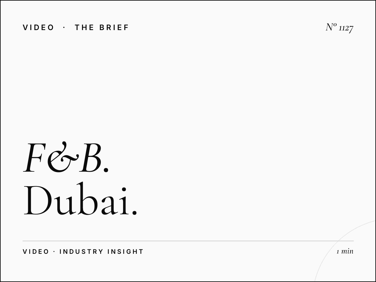 F&B Restaurant TV Advertising UAE | Dubai