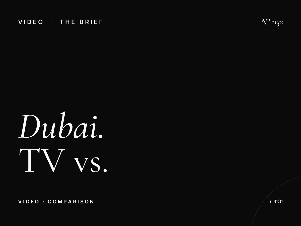 Dubai TV vs Abu Dhabi