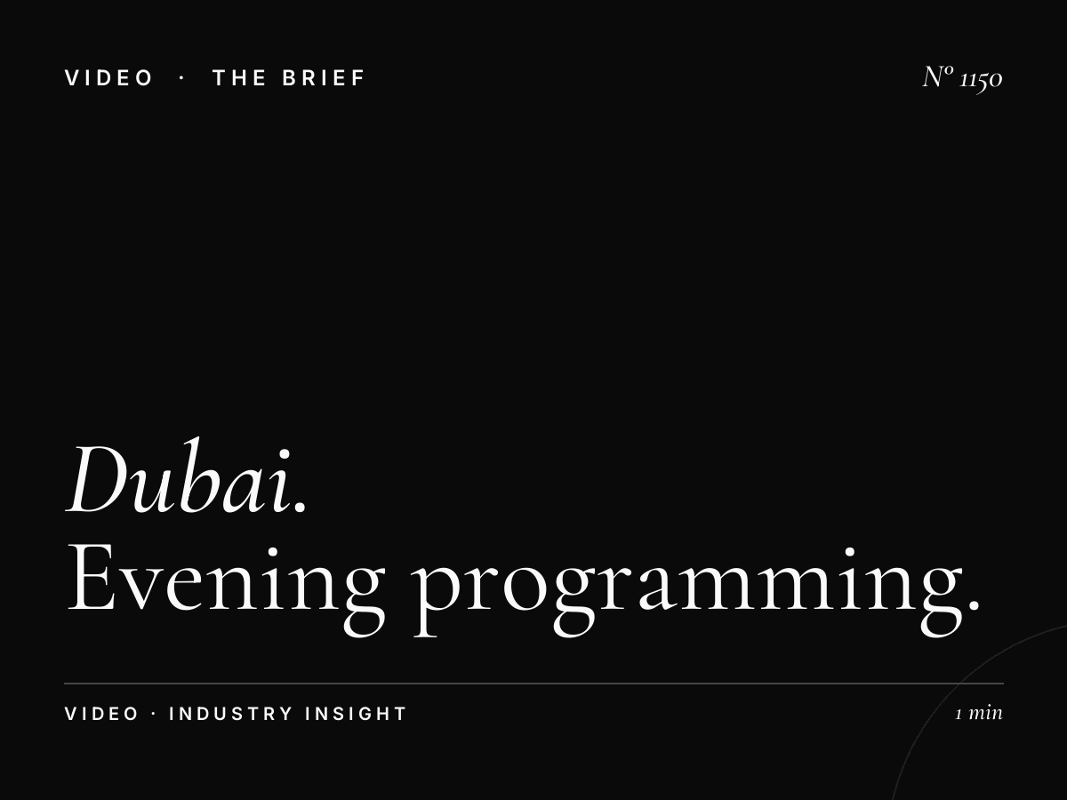 Dubai TV Prime Time Advertising | Evening Programming Strategy