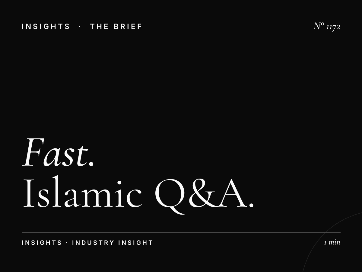 Fast Faith with Al-Dhikr | Islamic Q&A Show Advertising Fridays