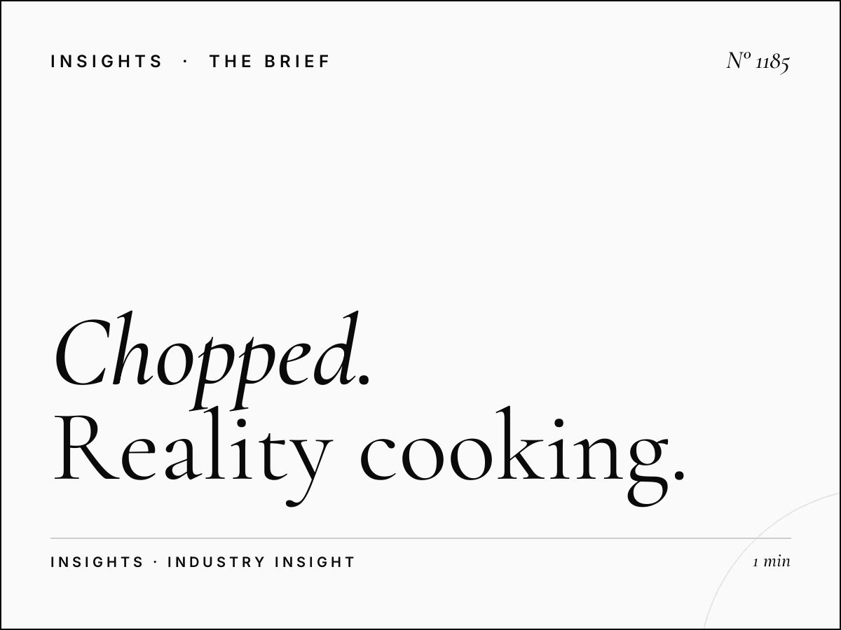 Chopped (Arabic Edition) | Reality Cooking Show Advertising
