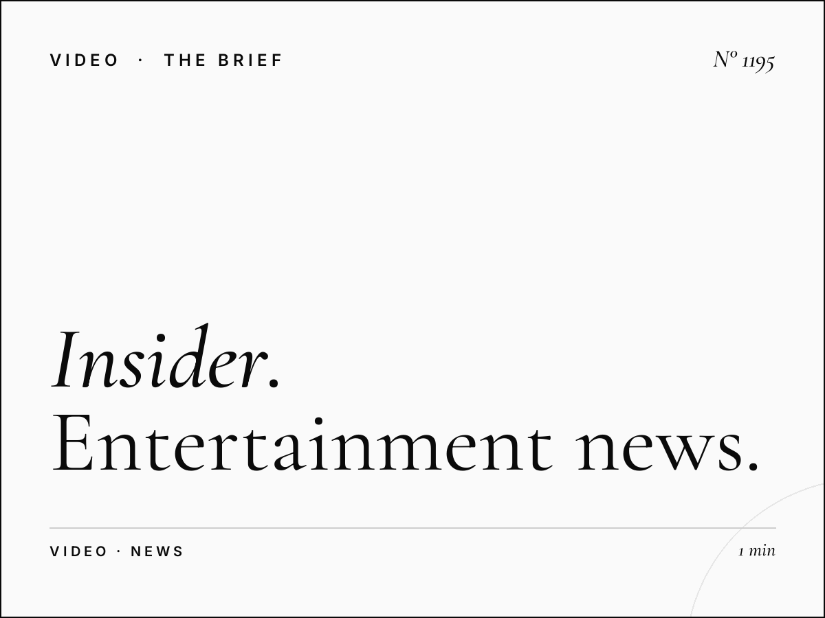 The Insider (Arabic) | Entertainment News Advertising Dubai TV
