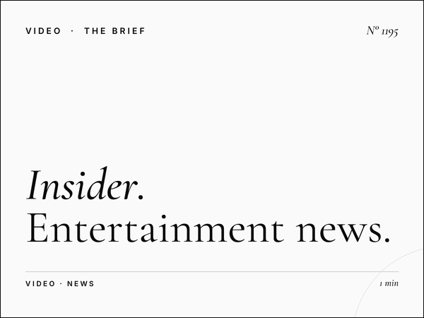The Insider (Arabic) | Entertainment News Advertising Dubai TV