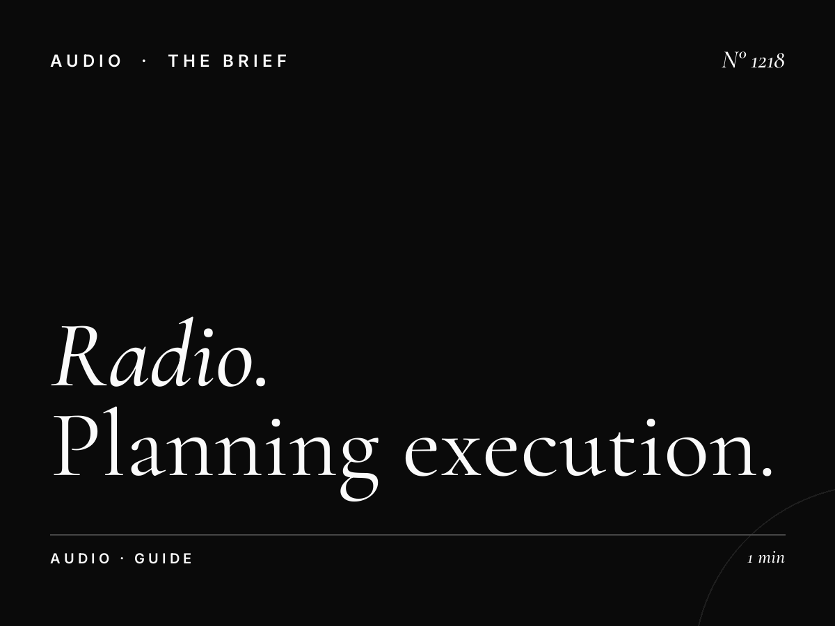 Radio Campaigns | Complete Planning Execution and Optimization Guide