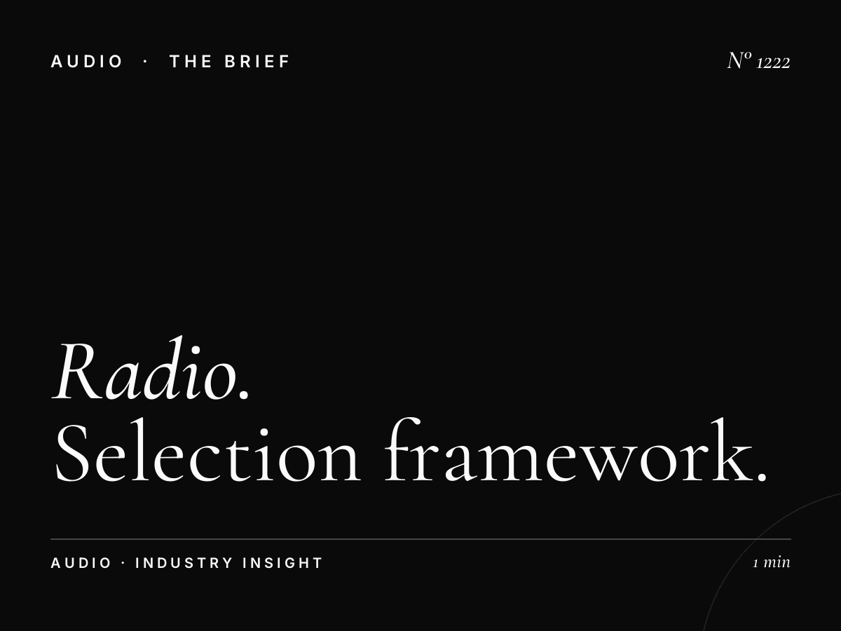 What Radio Station Should I Run My Ads On | Complete Selection Framework