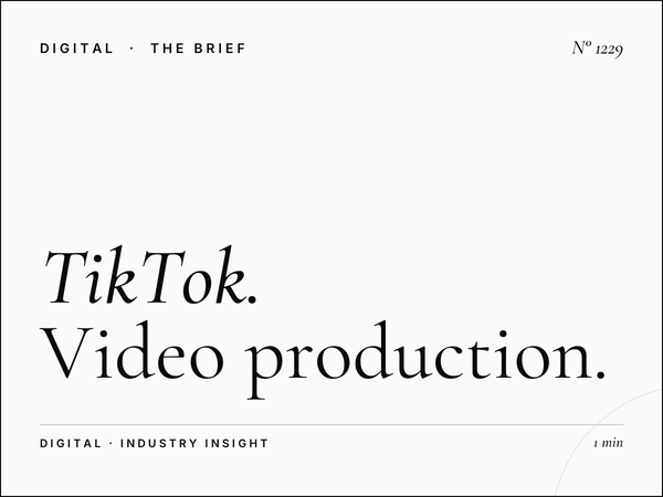 TikTok Ad Creative Agency | Video Production and Campaign Strategy