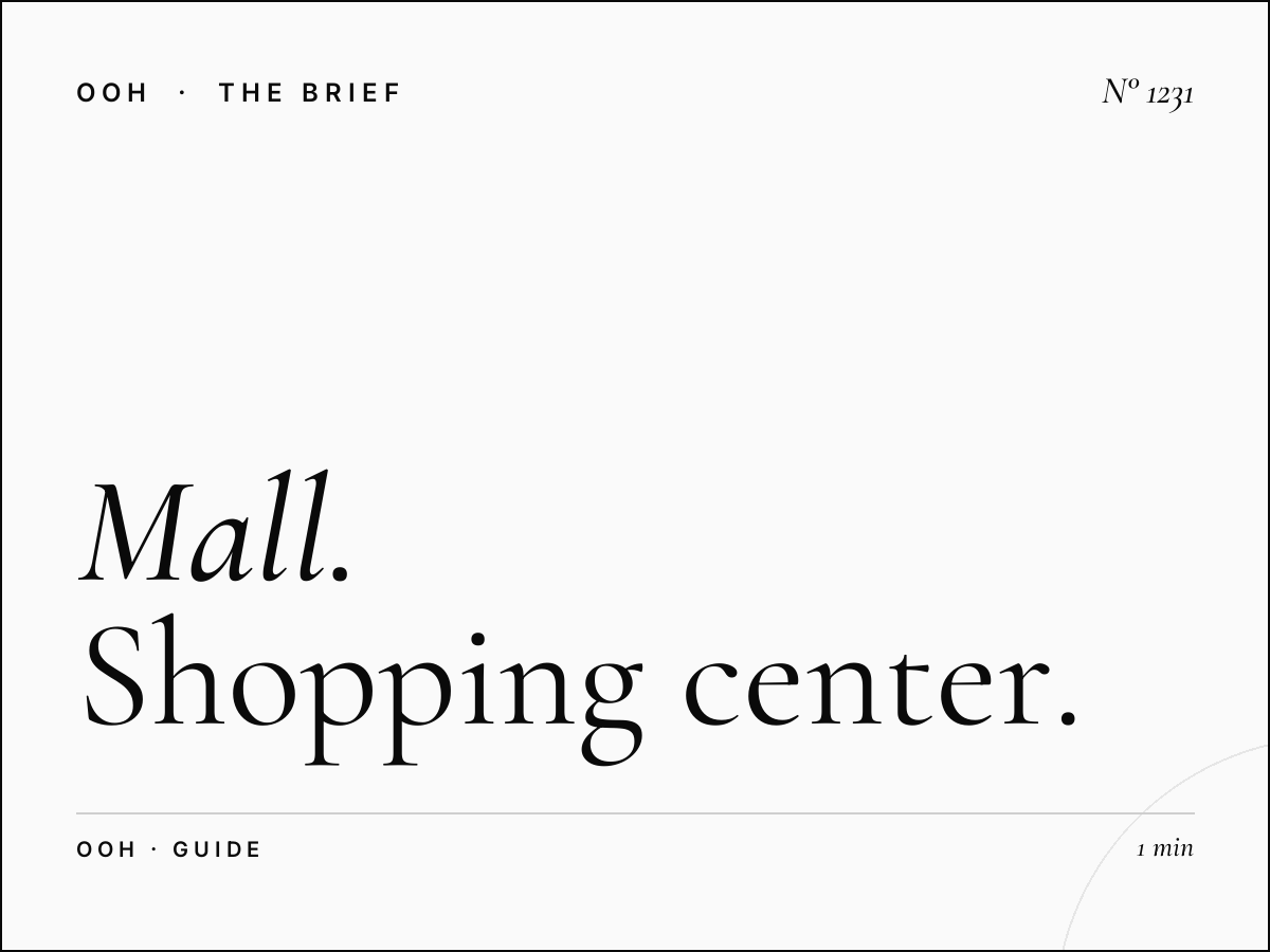 Mall Advertising Graphics | Shopping Center Visual Display Guide