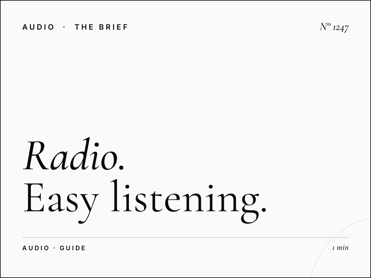 Radio Advertising Smooth | Easy Listening Station Campaign Guide