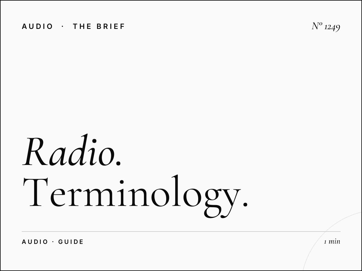 Radio Advertising Definition | Complete Terminology and Concepts Guide