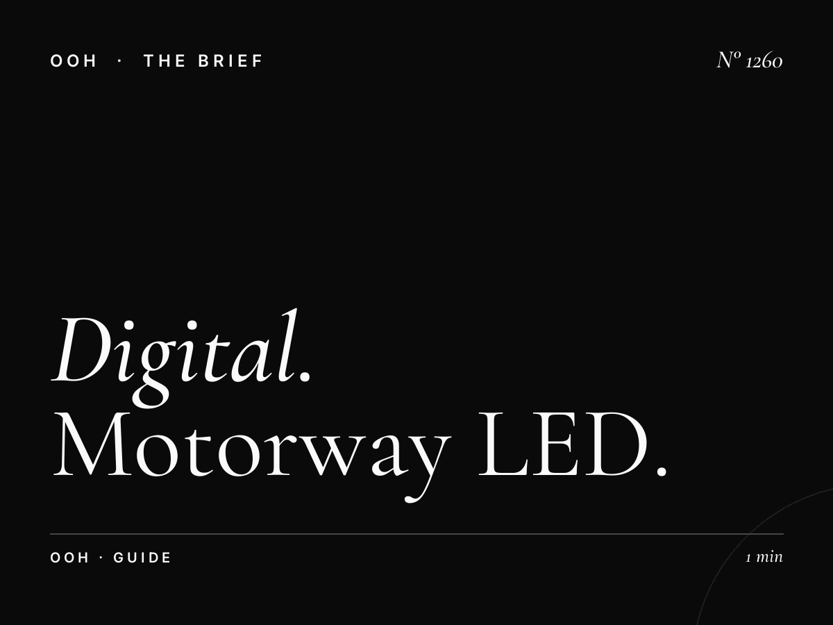 M6 Digital Screen Advertising | Motorway LED Billboard Guide