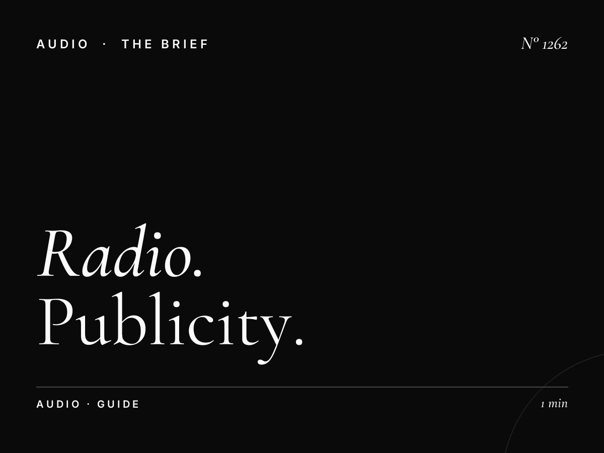 Radio PR Campaign | Publicity and Advertising Integration Guide