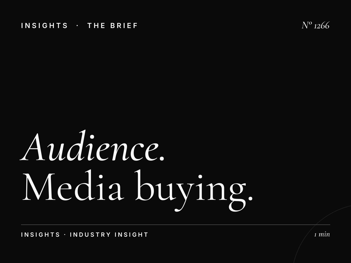 Audience Insights | Media Buying Data and Analytics Platform