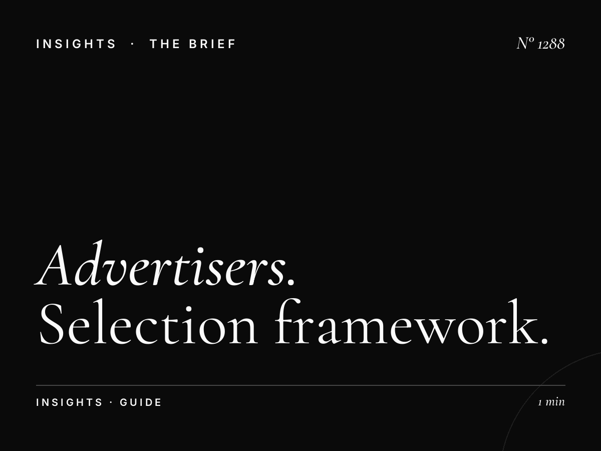 How Should Advertisers Choose Stations and Formats | Selection Framework Guide