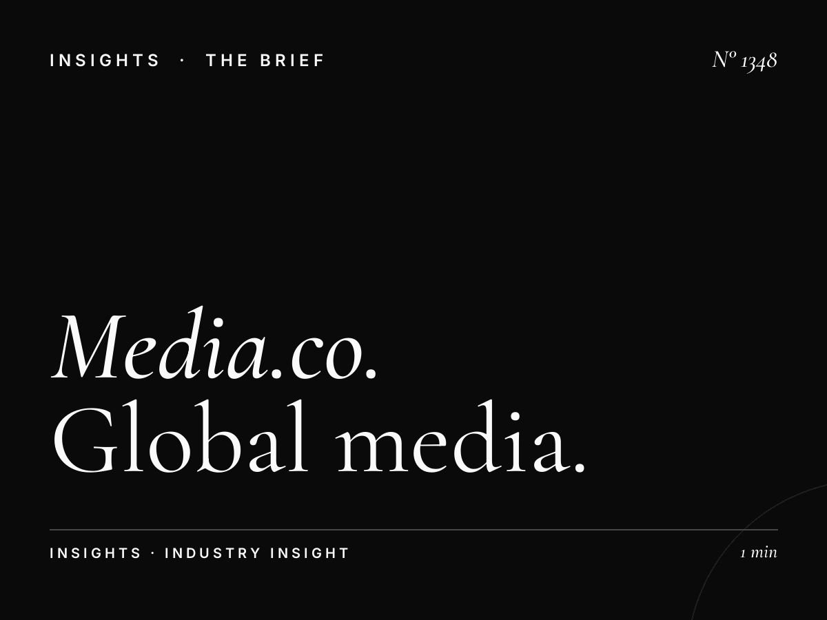 Media.co Platform | Global Media Buying Solutions Overview