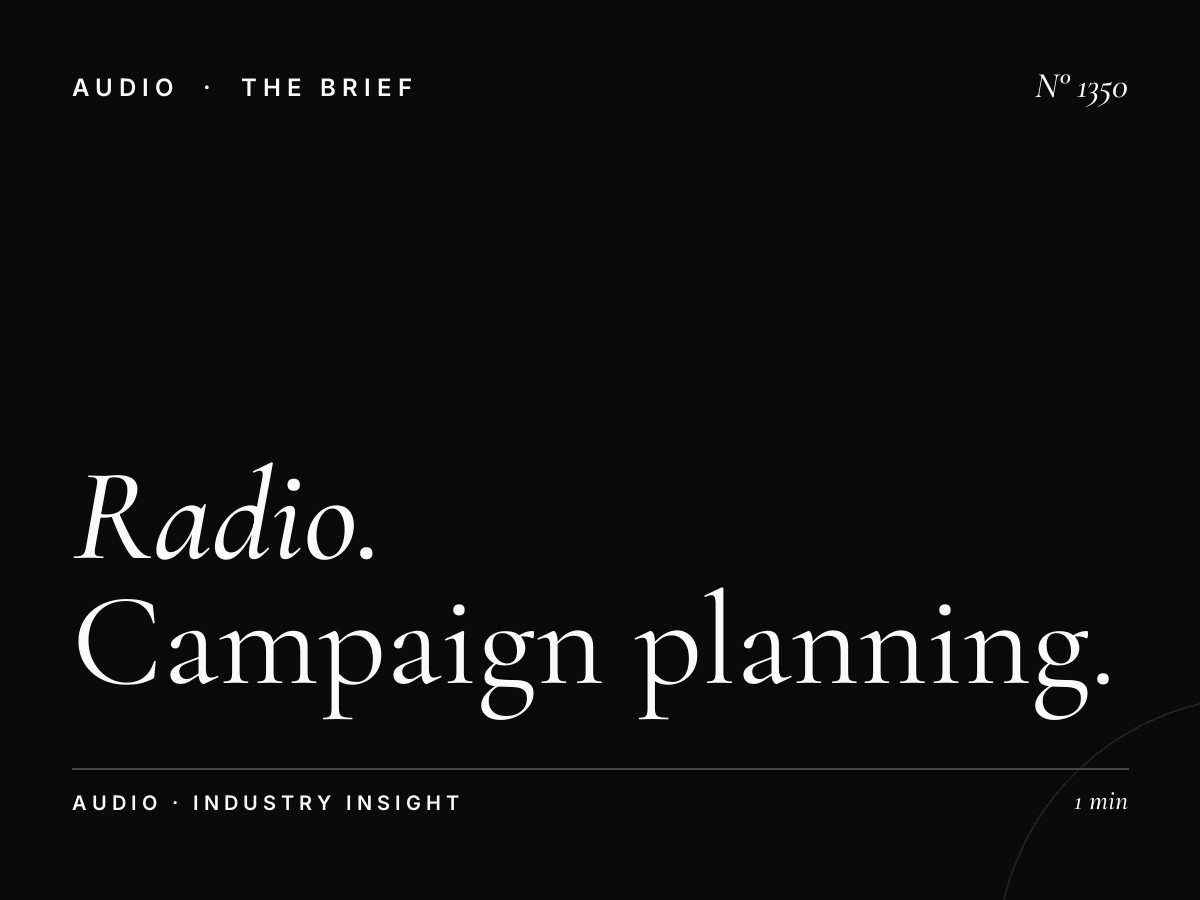 Radio Advertising Strategy | Complete Campaign Planning Framework