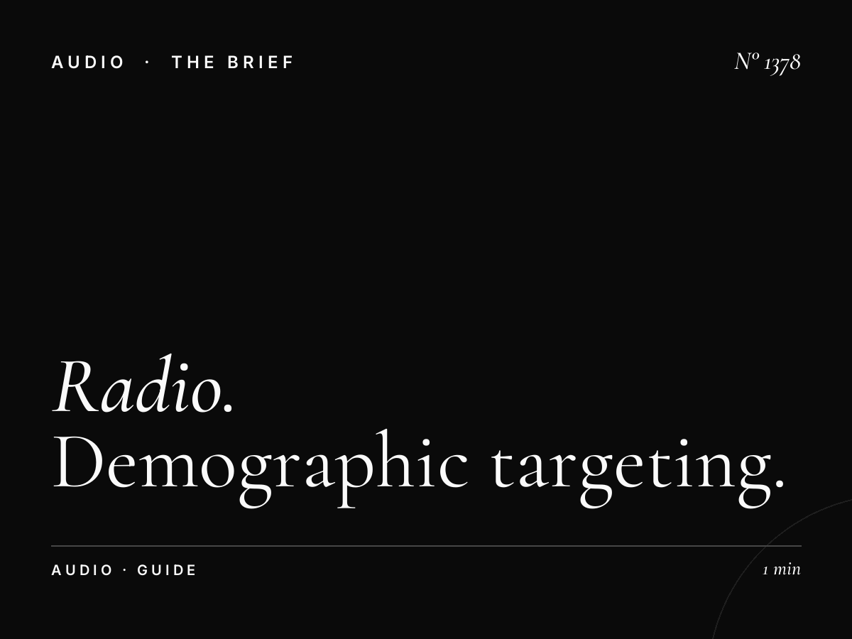Radio Advertising Target Audience | Demographic Targeting Strategy Guide