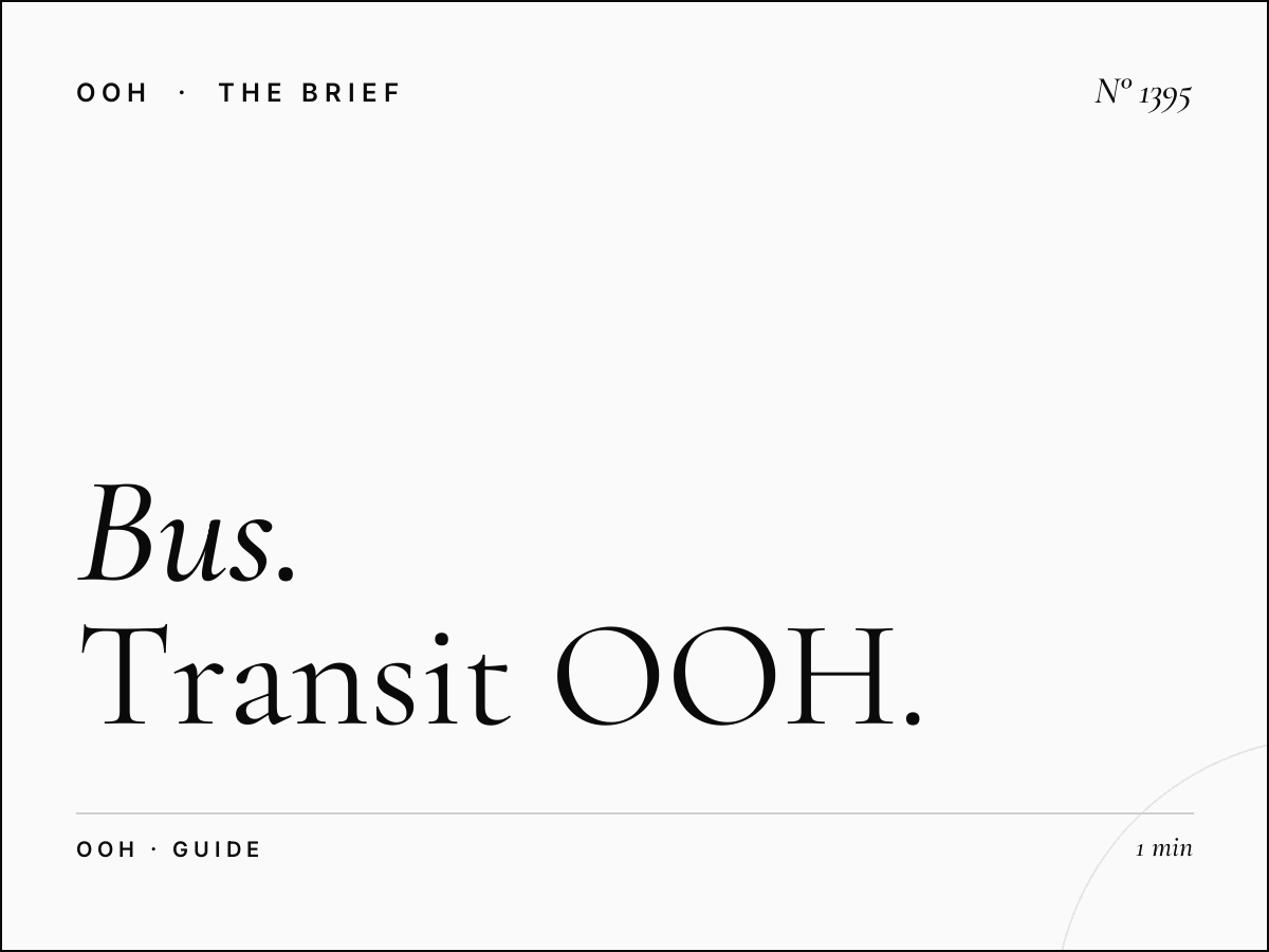 Bus Supersides Advertising | Transit OOH Large Format Guide