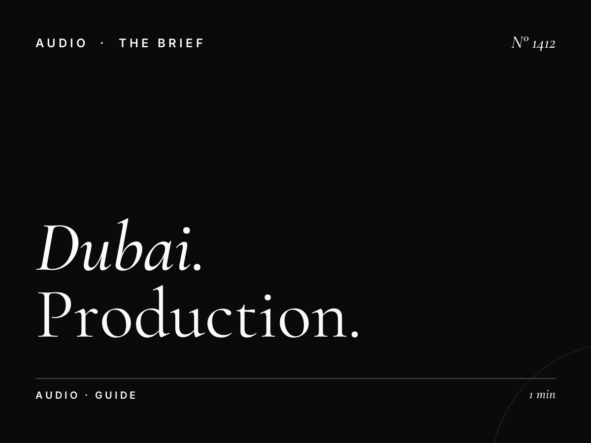 Dubai Radio Commercial Company | Production and Booking Services Guide