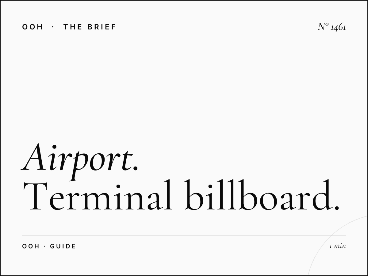 Airport Hoarding Advertising | Terminal Billboard Opportunities Guide