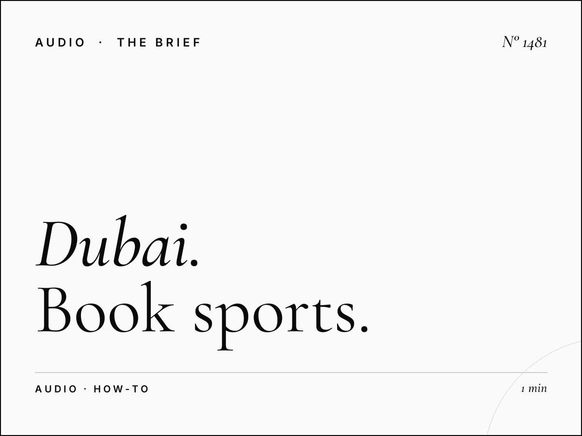 Dubai Racing TV Advertising | How to Book Sports Broadcasting