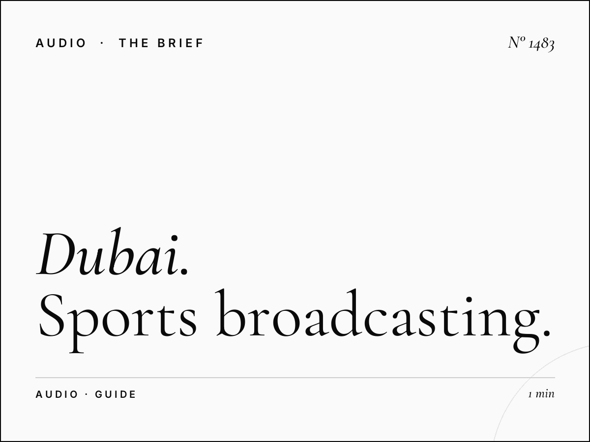 Dubai Racing TV | Sports Broadcasting Advertising Guide