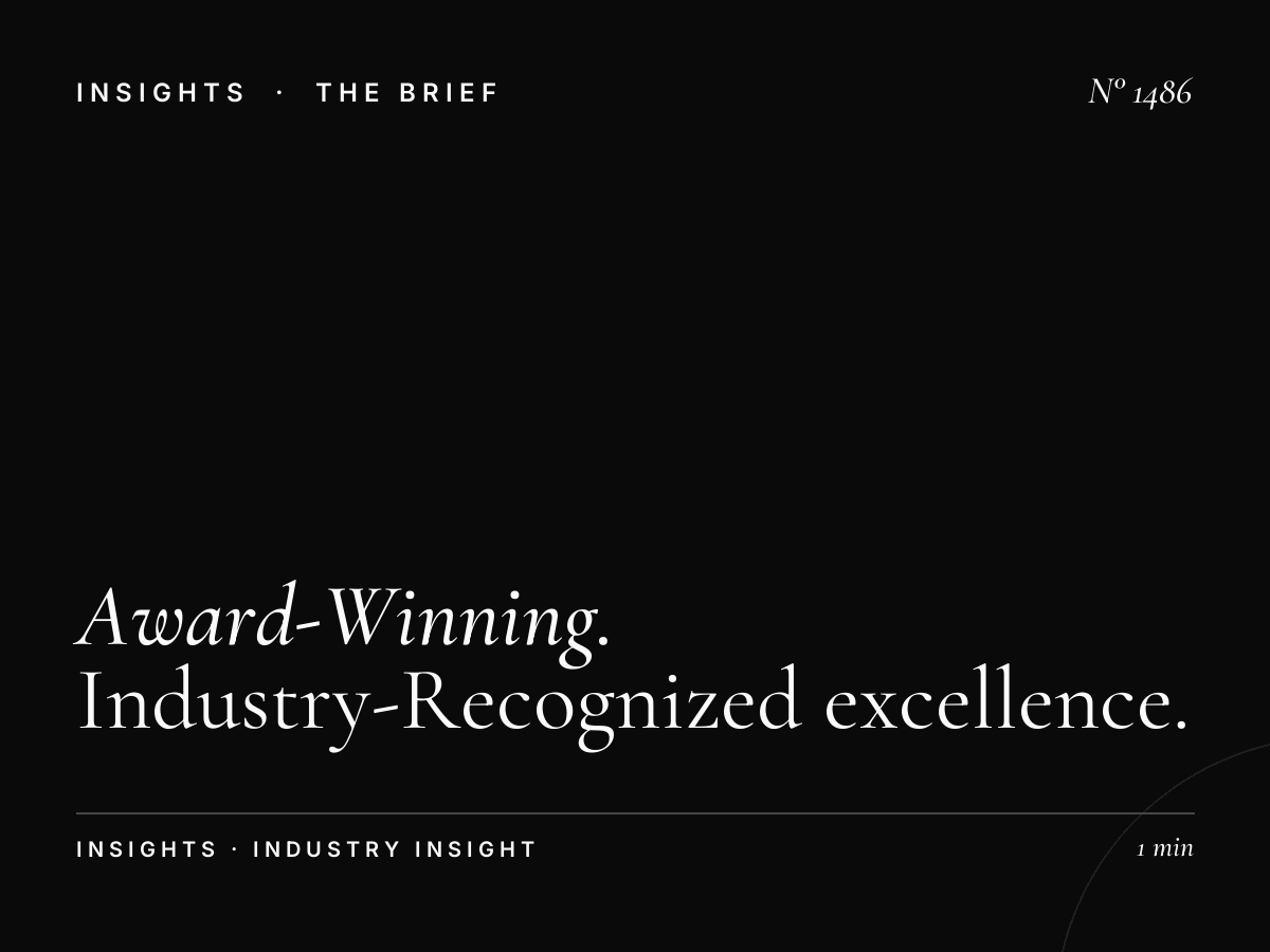 Award-Winning Platform | Industry-Recognized Excellence