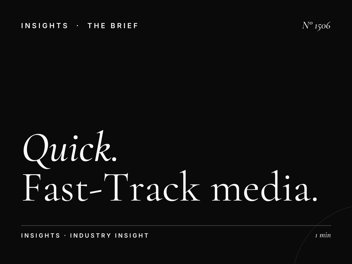 Quick Campaign Turnaround | Fast-Track Media Booking