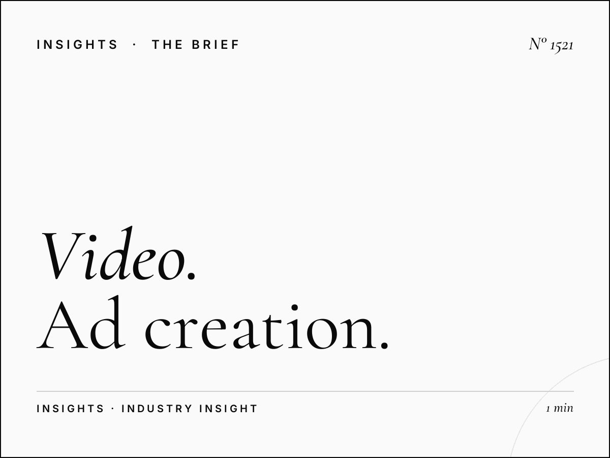 Video Production Included | Complete Ad Creation Services