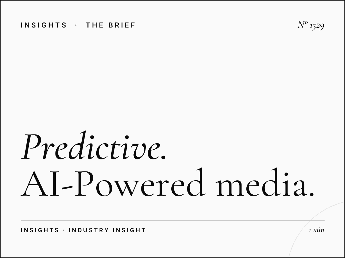 Predictive Audience Insights | AI-Powered Media Planning