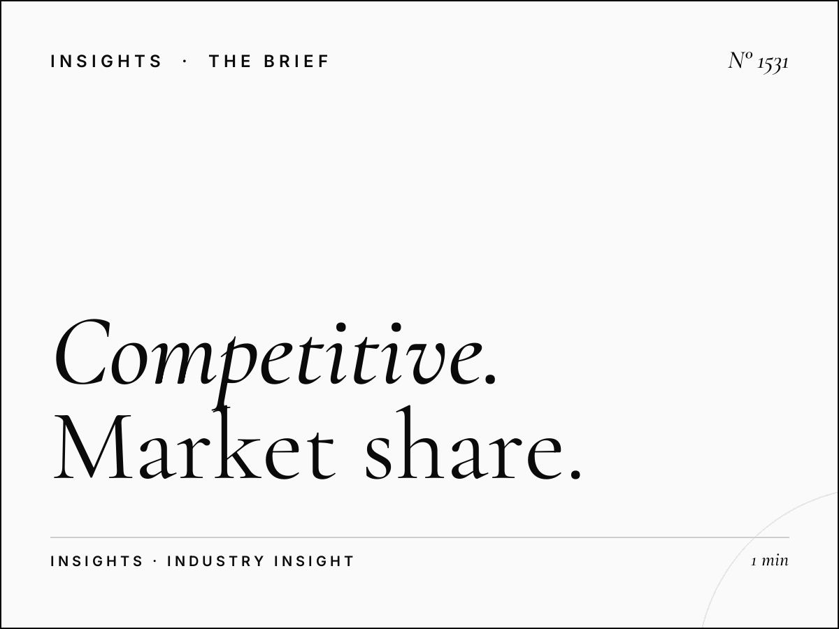 Competitive Audience Insights | Market Share Analysis