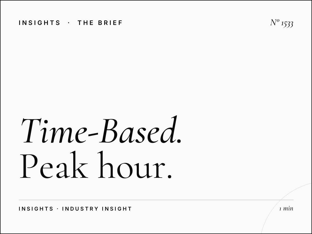 Time-Based Audience Insights | Peak Hour Analytics