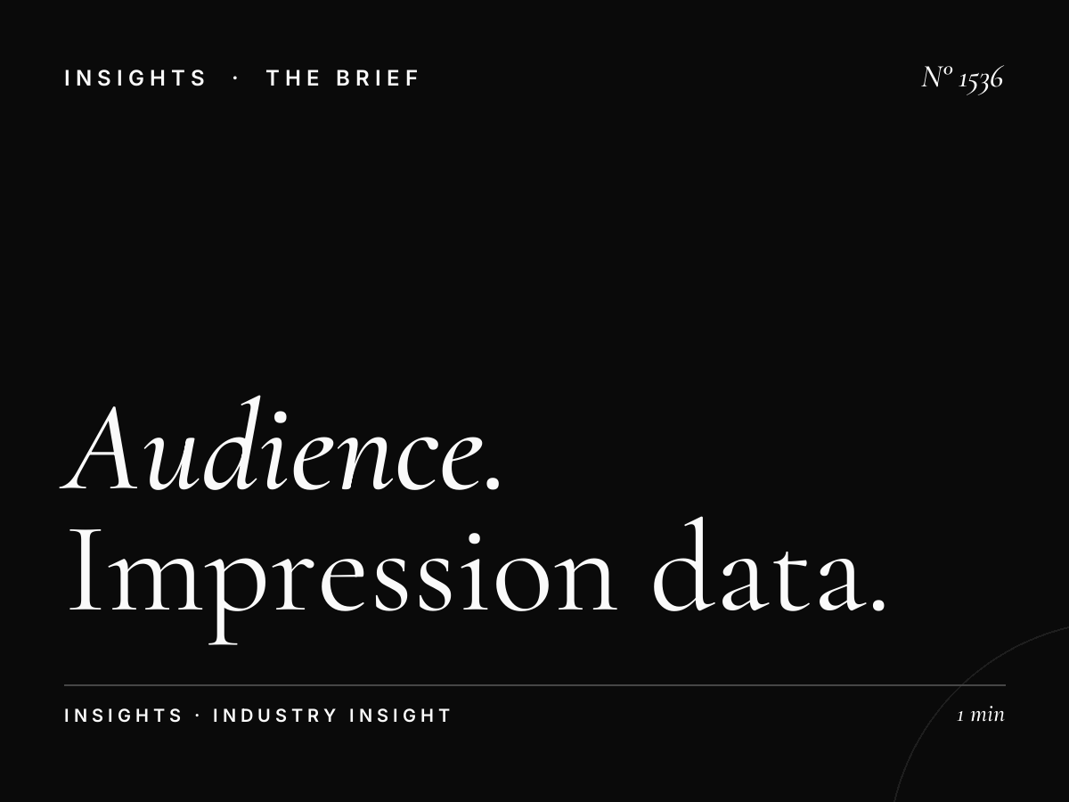 Audience Reach Insights | Impression Data Analytics