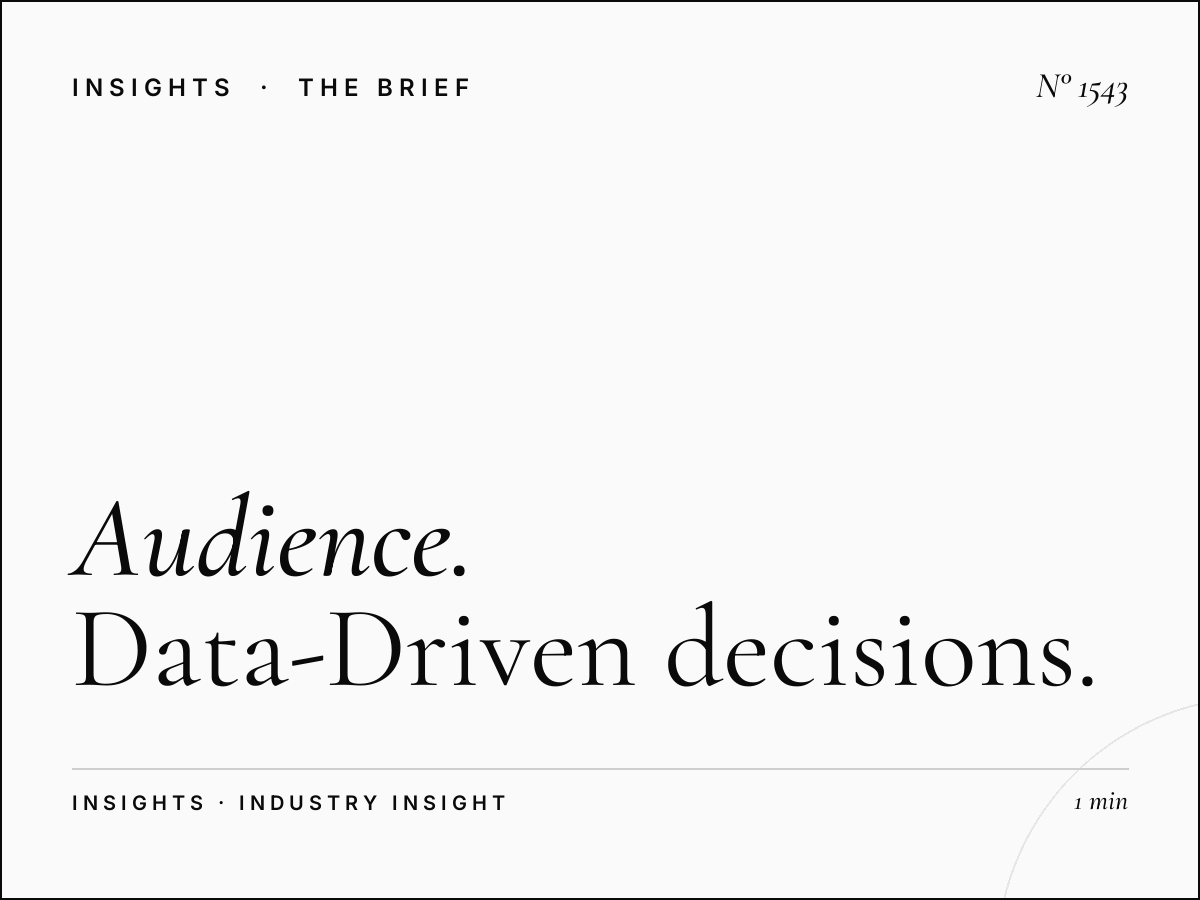 Audience Insights for Media Buying | Data-Driven Decisions