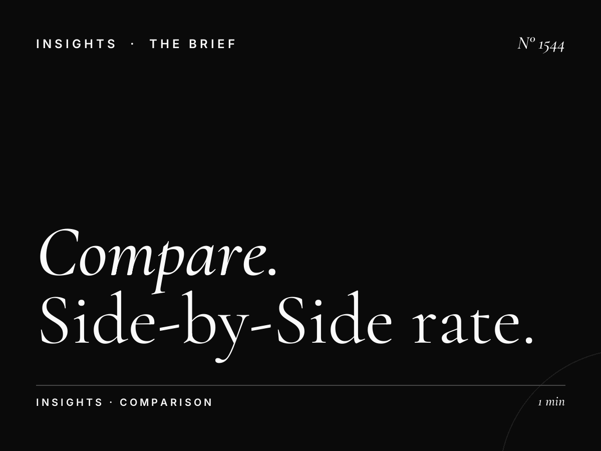 Compare Transparent Media Prices | Side-by-Side Rate Comparison