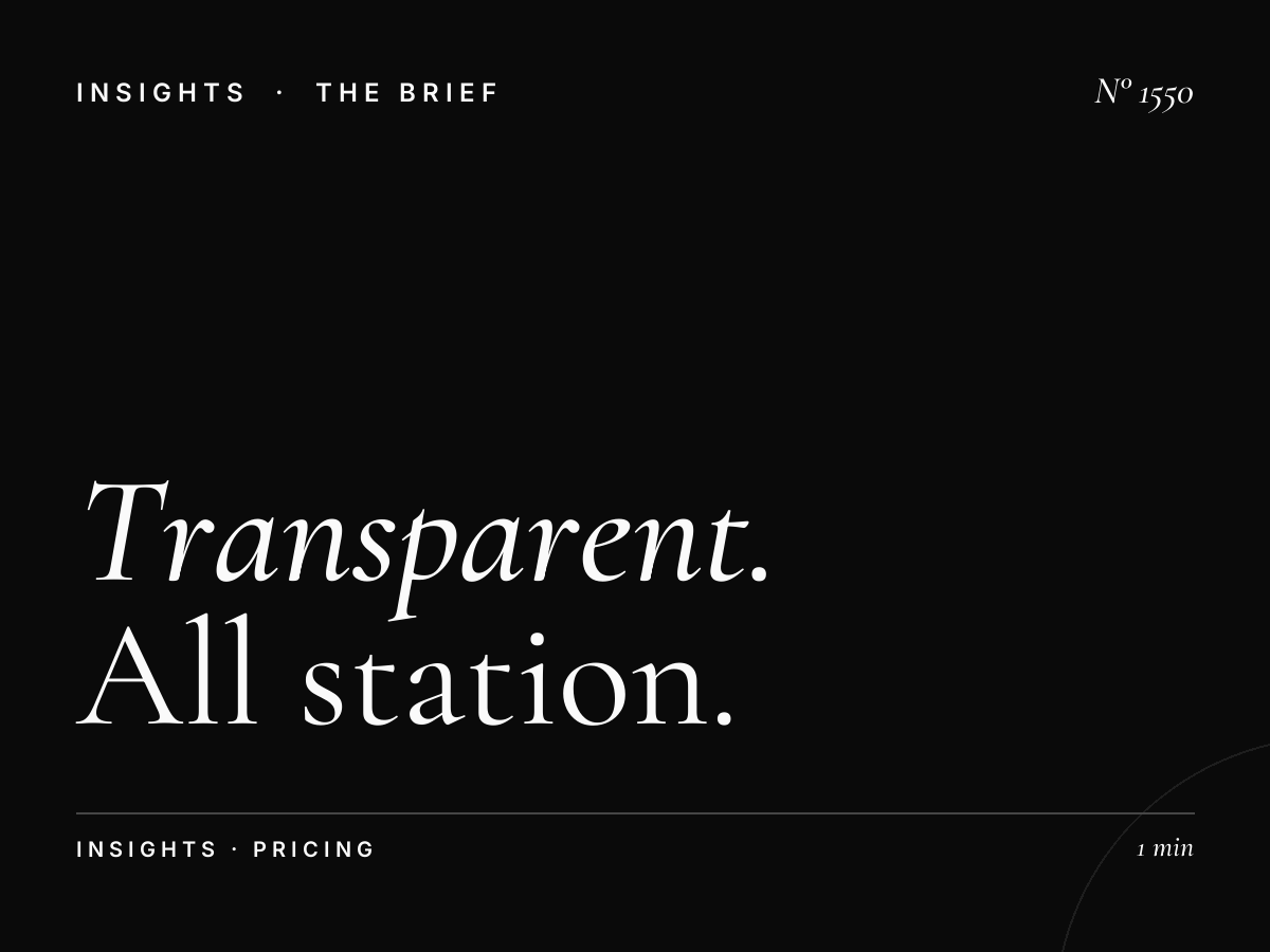 Transparent Rate Cards Online | All Station Prices Visible