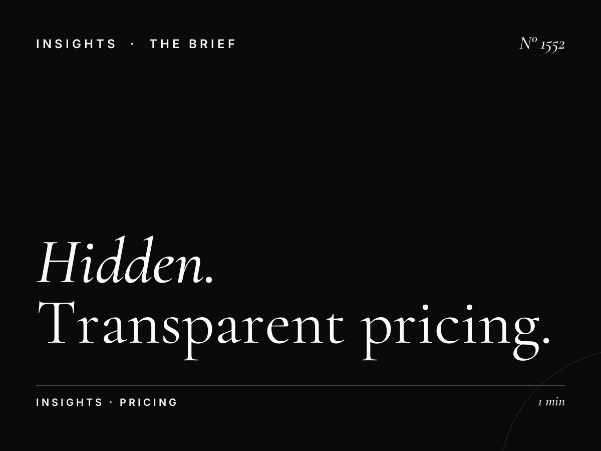 No Hidden Fees Media Booking | Transparent Pricing Policy