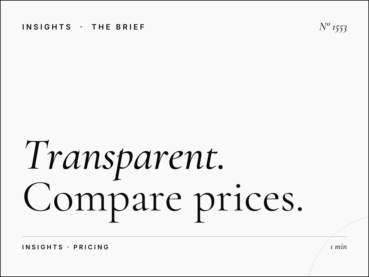 Transparent Advertising Rates | Compare Prices Instantly