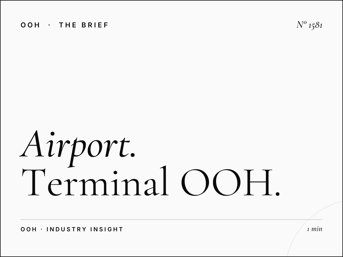 US Airport Advertising | Terminal OOH Opportunities