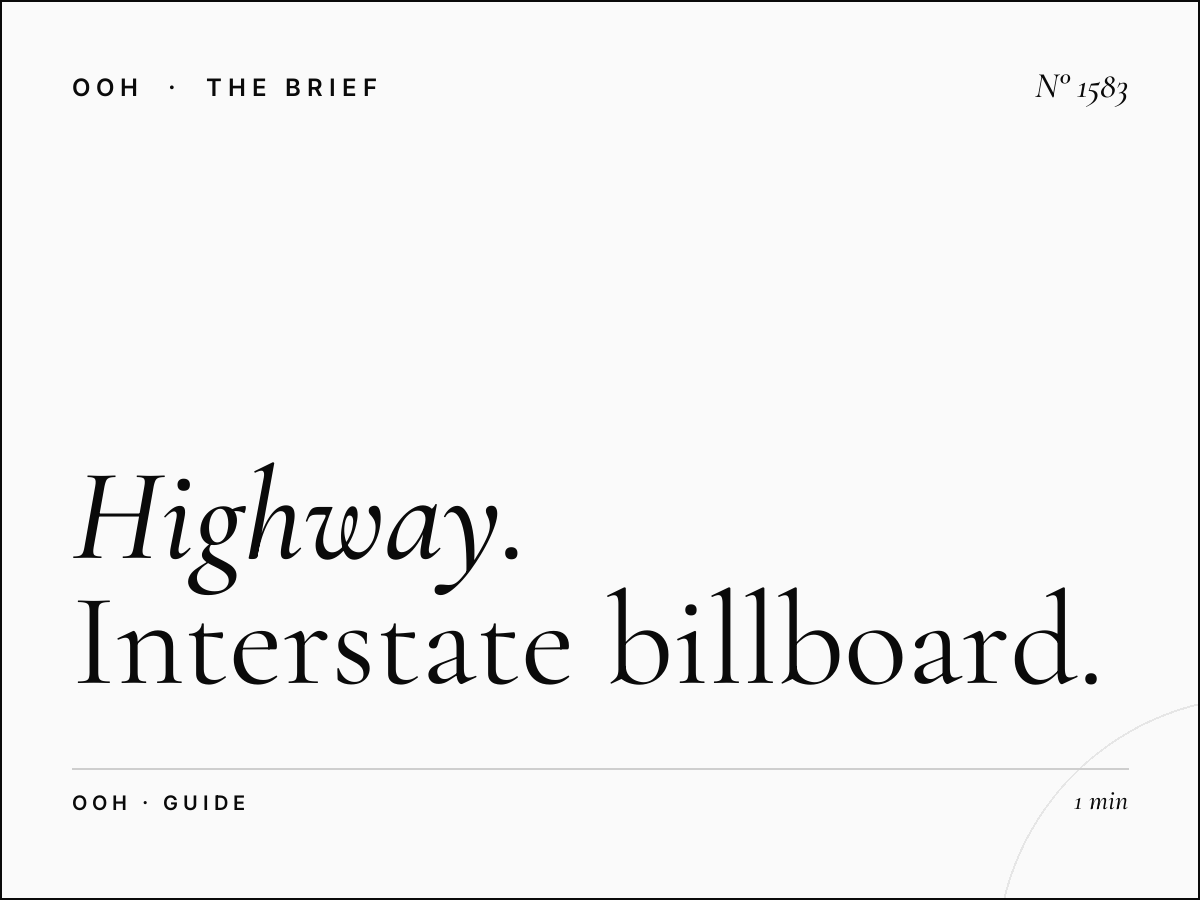 US Highway Advertising | Interstate Billboard Guide
