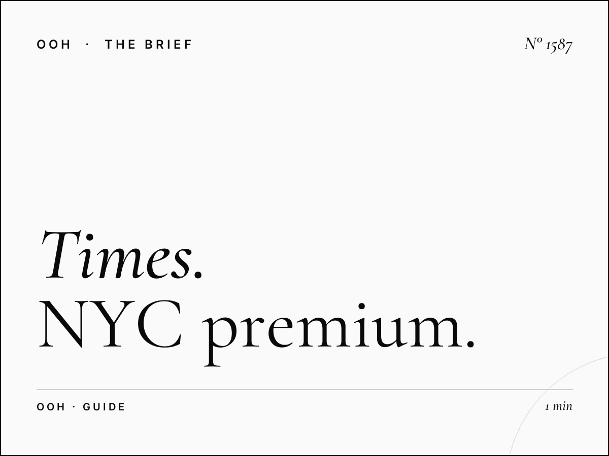 Times Square Advertising | NYC Premium Billboard Guide
