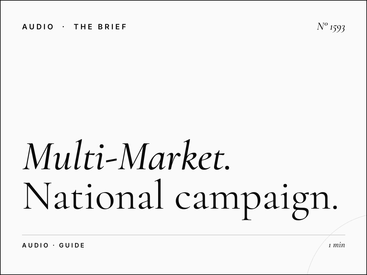 US Multi-Market Radio | National Campaign Guide