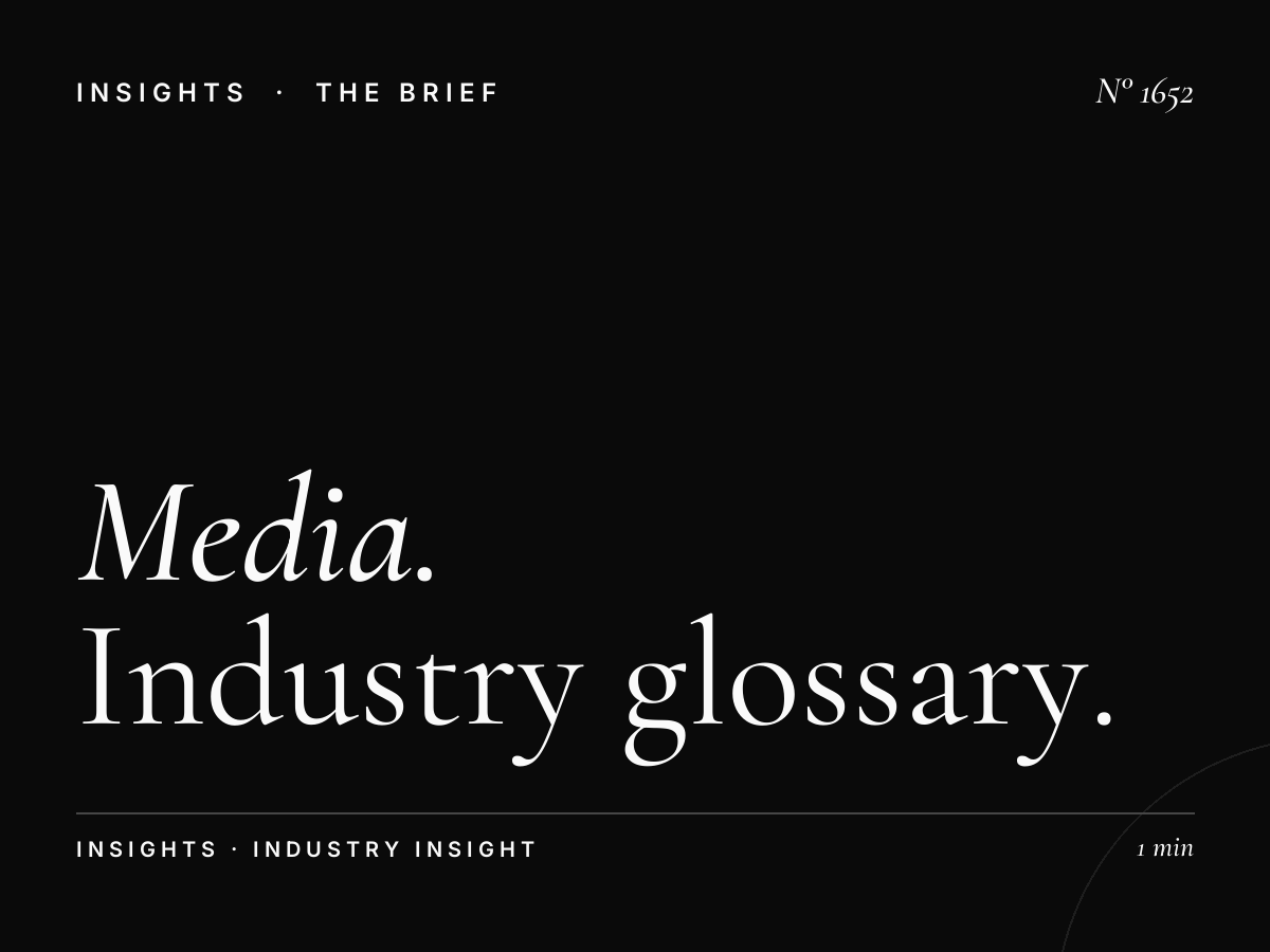 Media Buying Terminology Explained | Industry Glossary
