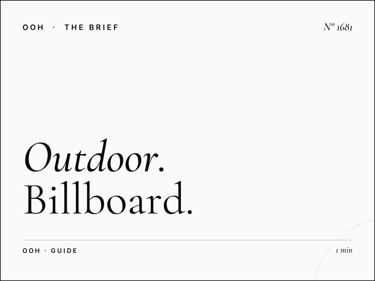 What is Outdoor Advertising | Billboard and Transit Media Guide