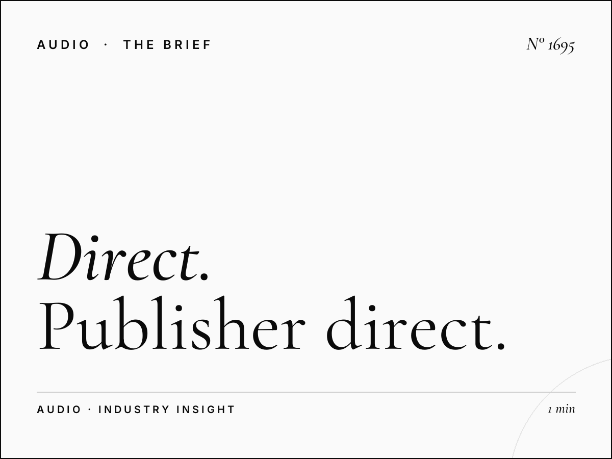 Direct Radio Station Booking | Publisher Direct Access