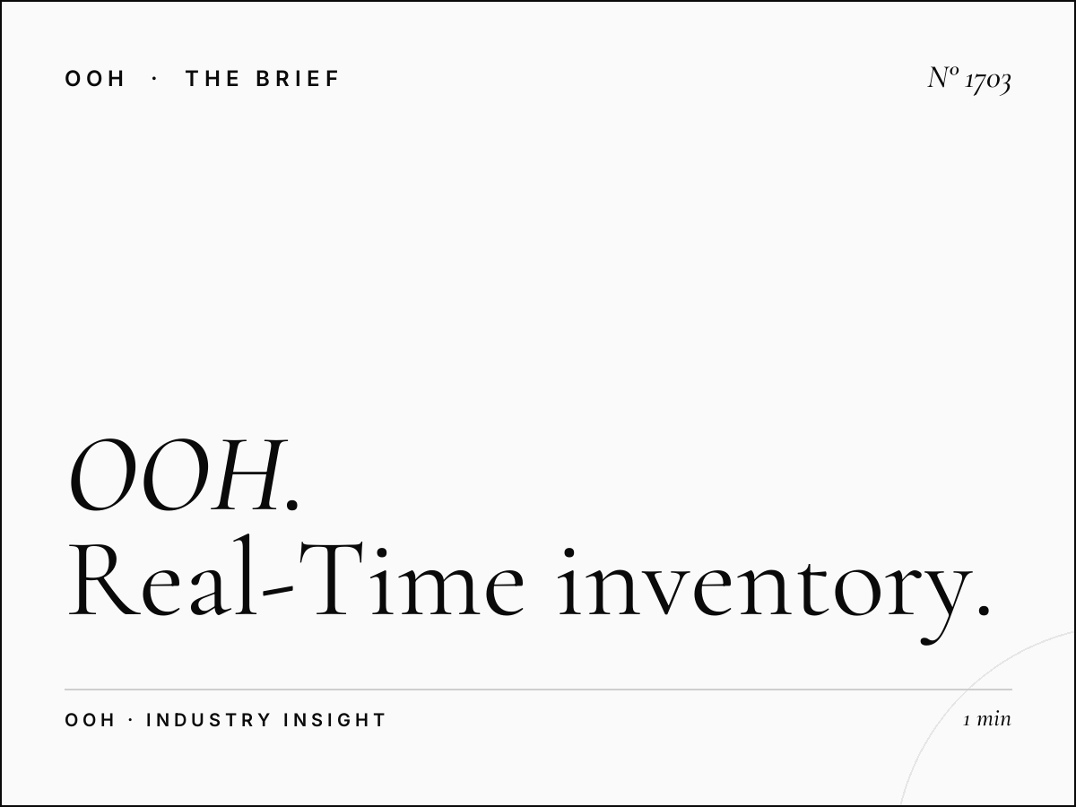 OOH Advertising Availability | Real-Time Inventory Checking