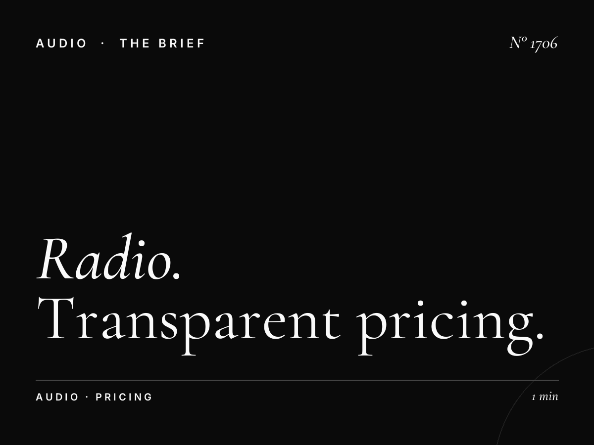 Radio Advertising Rates Online | Transparent Pricing Platform