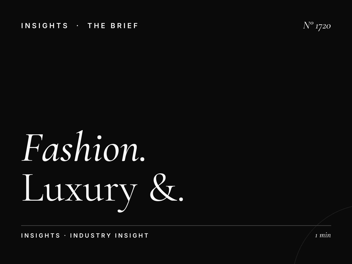 Fashion Brand Media Platform | Luxury & Retail Advertising